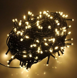 Гирлянда LED 240 Шнур т/белый черн..провод 50м (IPF)