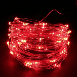 Гирлянда "Роса" LED 100 Красная 10м K130-820 IPF