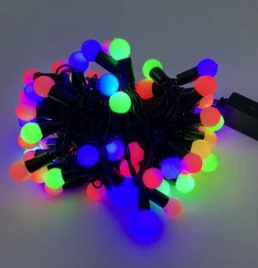 Гирлянда LED  100 "Шарики" Д-3 .10 мет мульти лаб