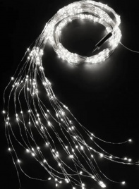 Гирлянда Роса LED 300 белый 2м "конский хвост" ф