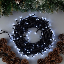 Гирлянда LED 200 Белый ,мерц 20м уличный