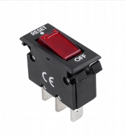 Переключатель on-off красн. 15А (IRS-1-2B ON-OFF) RUICHI 