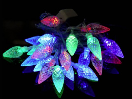 Гирлянда LED  20 Шишка Мульти 3,5м. К130-424 IPF