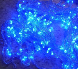 Гирлянда LED 500 30 м синяя пр.пр  IPF