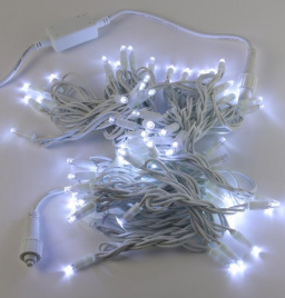 Гирлянда LED  80 Бел. 10м бел.пр.кауч К130-13А IPF