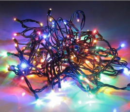Гирлянда LED-PL-5ММ-4-200-240-20м мульти 20Мзел/пр
