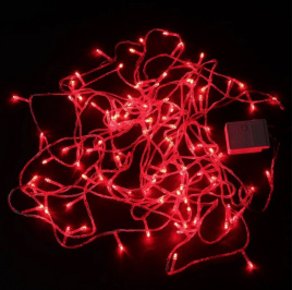 Гирлянда KOC_GIR80LED_R  Красная 9,4м