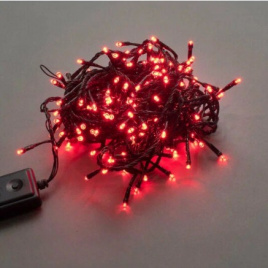 Гирлянда LED-BW-200-20M красная  влаг. ,200светод.