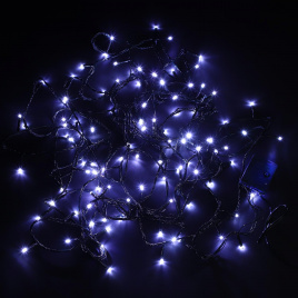 Гирлянда LED 140 12 м белая черн.пр F 3-16В IPF