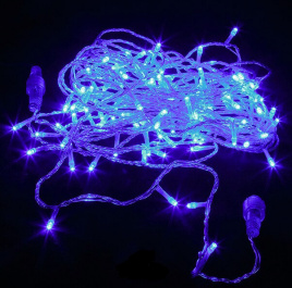 Гирлянда KOC_GIR120LED синяя пр/пр 12м