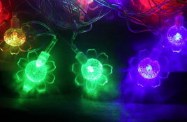 Гирлянда LED  Ромашка Мульти 3,5м. F 23-41 IPF