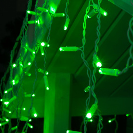 Гирлянда LED 100  8 м зелёная бел. пр  IPF