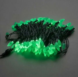 Гирлянда LED-XS-100-240V10м ягода зеленая