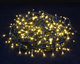 Гирлянда LED 600 Шнур т/белый черн..провод 42м