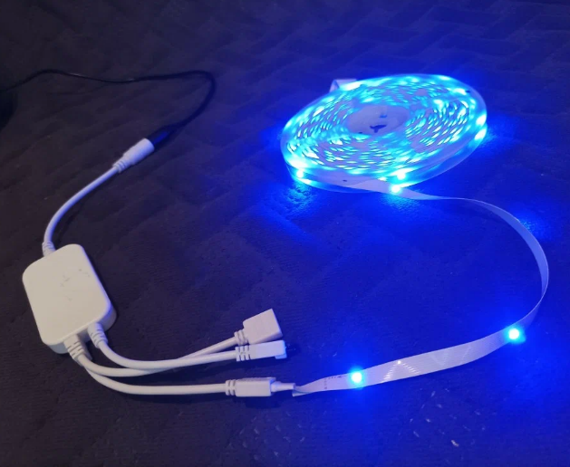 Лента комплект 15м. 18Led 220V/12V IP60 бегущие огни DASKUS фото 1