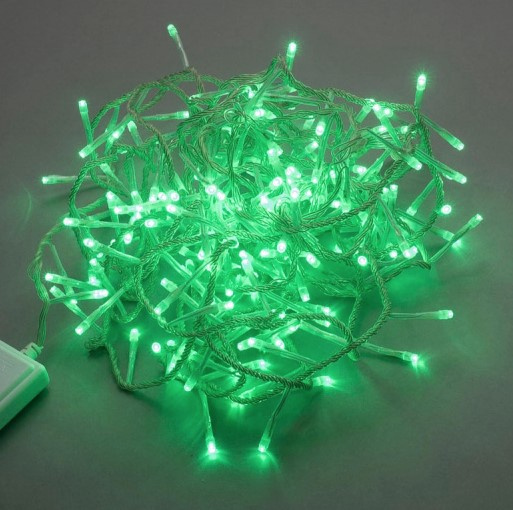 Гирлянда LED-BW-200-20M зеленая, п/пр влаг.,200св фото 1