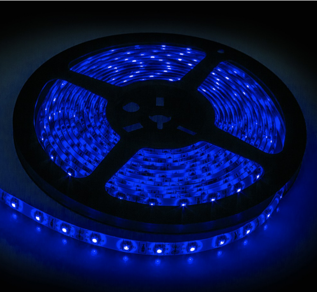 Лента 60Led SMD LS602 IP65 синяя фото 1
